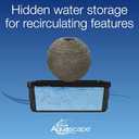 Aquascape AquaBasin 30 Fountain and Water Feature Basin for Landscape and Garden | 78223, Black, 27 Gallon