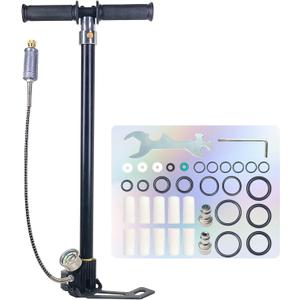 PCP Air Pump High Pressure Hand Pump 4500Psi 4 Stage Airgun Pump 30MPA Air Rifle Filling Stirrup Pump