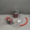 Cold Air Intake Kit with Filter Heat Shield for 2003-2006 FX35, G35, 350Z 3.5L Engines (Red)