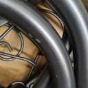 Double Shepherds Hooks for Outdoor, Upgraded Heavy Duty Bird Feeder Pole, Freestanding Hose Stand Adjustable Water Hose Holder with 5 Prongs Base, Thickened Garden Hooks for Outside Yard Lawn