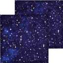 2 Pcs Fluorescent Light Covers 2 x 2 ft Light Filters Magnetic for Ceiling Lights Classroom(Starry Sky)