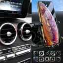 X-Rnio Car Phone Holder Mount for Circular Vent Compatible with Mercedes Benz GLC, C-Class, E-Class,B-Class,A-Class, GLC/GLB/GLA-Class 2016-2023, Mercedes Benz Accessories