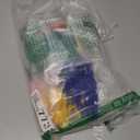 Boao 4 Pieces 8.2 ft Colorful Garland Banner Felt Balls Garland Tassel Triangle Flags Light Bulb Banners for Christmas Holiday Wedding Party Wall Decorations