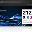 212X Toner Cartridge 4 Pack High Yield Replacement for HP 212X W2120X W2121X W2123X W2122X 212A Compatible with Color Laser Enterprise M554dn M555dn M555x M578dn M578f M578c M578z Printer (with Chip)