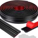 19.7ft Peel and Stick Molding Chair Rail Panel Flexible Wall Molding Trim Self Adhesive Panel Moulding for DIY Home Wall Decor Protection Cabinet Border Frame(2.36 Inch,Stylish,Black)