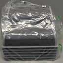 2-Step Modular Dog Ramp - Portable Non-Slip Stairs for Small Dogs with High Support, 9.5" D Lightweight Plastic Pet Steps Fits Staircase Indoor, Ideal for Elderly Injured Pets (6-Pack, Grey)