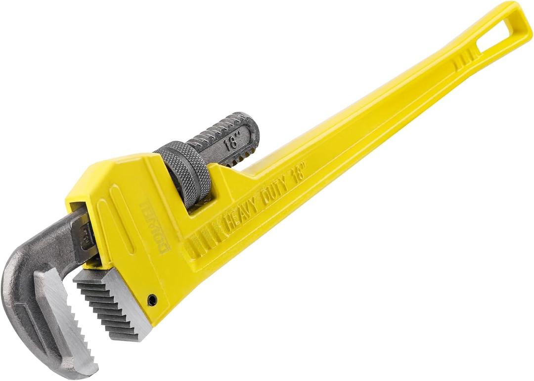 DOWELL 18' Pipe Wrench - Reliable & Durable Cast Steel for Long-Lasting Use