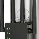 WiFi Repeater Signal Extender, Extends Coverage to 12880 Sq.ft, Handles 105 Devices, Dual-Band 5GHz/2.4GHz Wireless Repeater Amplifier, WiFi Extender for Home Use