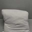 LBRO2M Canadian Fluffy Goose Down Pillow King Size 1050 Fill Power 80% Goose Down with 600TC 100% Cotton Pillow Shell Down Pillows Ideal for Plush Comfort and Support (20"X36", Set of 1) (White)