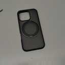 TORRAS Upgrade 360Rotatable Magnetic for iPhone 16 Pro Case 6.3 inch, Fit for MagSafe 16 Pro Phone Case, 16FT Mil-Grade Shockproof, Flush Stand Ring Holder, Translucent Slim Protective Ostand, Black