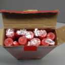 14 Pack Red Taper Candles - Taper Candles 12 Inch Dripless, Smokeless & Unscented - 10 Hours Long Burning - Hand Poured Tall Candlesticks - Ideal for Weddings, Dinner Parties, and Home Decor