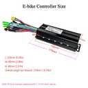 24V 36V 48V Ebike Controller Kit 750W 1000W Brushless Motor Controller 30A Electric Bike Controller with Ebike LCD Display Sine Wave 3 Mode Electric Scooter Controller Ebike motor controller Brushless