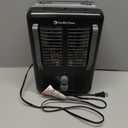 Comfort Zone Electric Portable Milkhouse Style Utility Space Heater with Adjustable Thermostat, Overheat Protection, and Safety Tip-Over Switch, Ideal for Garage or Greenhouse, 1,500W, CZ798BK