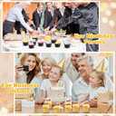 300 Pack Graduation Black Gold Cupcake Liners Bulk Disposable Foil Muffin Cups 3.5 oz Wrappers for Baking Aluminum Paper Mini Metallic Disposable Holiday Party Wedding Festival Supply