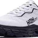 Wide Trail Running Shoes for Mens - FALKON 1.0 Waterproof Hiking Sneakers Wide Width for Outdoor with Jet-Holes Sole (9.5 Wide)