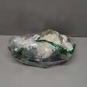 Ling's moment 2pcs White Wedding Artificial Floral Swag Welcome Sign Flowers Backdrop Garland Green for Ceremony Reception Door Wall Easel Home Decoration Entryway Faux Outdoor Board Table Decor