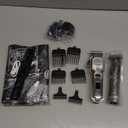 Jack & Rose Clippers and Trimmers Set, Cordless Hair Clippers for Men, Barber Clippers Set (Silvery)