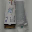 JALL 16" Large Digital Wall Mount Clock, Count Down Timer, Alarm, Big LED, 8 RGB Color, DST, Temperature for Living Room Classroom Desk, Xmas, Birthday Gift for Senior Mom Dad (White Shell, 16 inches)