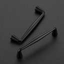 Ravinte 30 Pack 3-3/4 Inch Matte Black Kitchen Cabinet Handles Solid Zinc Alloy Cabinet Pulls Cupboard Hardware Drawer Handles