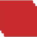 Silicone Placemats, Food-Grade Non-Slip Waterproof, Dining, Stain Resistant, Countertop Protector, Kitchen Counter Mat, Heat Resistant, Baking mat Dishwasher Safe (15.7x11.8Inch-4pack, Red)