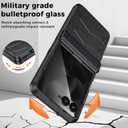 GooseBox for Motorola Razr Ultra 2025 Case,Built-in Privacy Screen Protector&Hinge Protection Shockproof All-Inclusive Smartphone Cover for Motorola Razr Ultra 2025(Black)