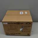 Tech Drive Modern Nickel Bathroom Exhaust Fan with Light - 130 CFM, 1000lm Dimmable 5CCT LED Light with Night Light Selectable, 6-Inch Duct Quiet Ventilation, Decorative Nickel Trim, Easy to Install