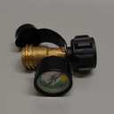 Propane Tank Gauge, 3 Colors Coded Universal for Cylinder, Grill, Heater, RV Camper and More, 5-40 Pound LP Tank Gas Level Indicator, QCC1 / Type 1 Connection