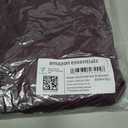 Amazon Essentials Women's Cap Sleeve Boat-Neck Faux Wrap Dress (Medium, Burgundy)