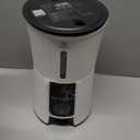 Petory Timed Automatic Cat Feeders - 4L Programable Dry Food Dispenser for Cats and Small Medium Dogs 6 Meals with Desiccant Bag Dual Power Supply 10S Voice Recorder (White)