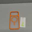 TORRAS Stronger Magnetic & Shockproof for iPhone 17 Pro Max Case, Fit for MagSafe, Military Grade Drop Protection, Camera Control, DIY Button, Slim for iPhone 17 Pro Max Case Translucent Orange