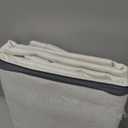 INOVADAY 100% Blackout Curtains for Bedroom, Black Out Curtains 84 Inch Long, Clip Rings Linen Blackout Drapes, Thermal Insulated Room Darkening for Living Room, 2 Panels - Beige,W50xL84