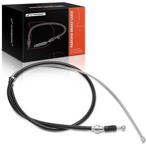 A-Premium Rear Driver or Passenger Side Parking Brake Cable Assembly Compatible with Volkswagen Models: Jetta 2000-2005, Jetta City 2007-2009, Golf 1999-2000/2002-2006/2010, Golf City, Beetle
