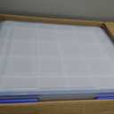 IRIS USA 2-Pack 44 Qt Storage Bins with Gasket Lids, Clear/Blue
