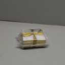 Thirstystone Square White Marble/Gold Edged Coasters (Set of 4), Multicolor