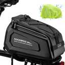 ROCKBROS Bike Rack Bags - 9LHard Shell Bicycle Rear Rack Bag Large Pannier for Bicycle Rear Rack Bags Bike Rear Seat Bag Bike Trunk Bag Ebike Battery Bag Bike Saddle Bag for Rear Rack Bike Accessories