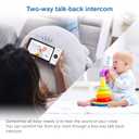 VTech VM818HD 5" 720p HD Video Baby Monitor with 110 Wide-Angle Lens, True-Color Day & No-Glare Night Vision, Night Light, 1000ft Range, 2-Way Talk Peace of Mind Without WiFi