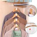 100 PCS Space Saving Hanger - Space Saver Clothes Hanger Connector with Stacking Hooks and Heavy Duty Cascading Connection