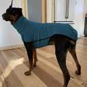 Esobo Fleece Dog Apparel Winter Warm Dog Coat Doggie Turtleneck Cozy Jacket Soft Shirt Vest Stylish Pet Outfits for Small Dogs