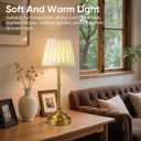YIEONSHION 2 Pack Portables Cordless Table Lamp, Fabric Shade Desk Lamp, Rechargeable Battery Powered Lighting, Dimmable Light for Dining Room, Bedroom, Bedside, Bar, Night Light, Camping, Balcony