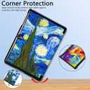 Tri-Fold Case Compatible with Samsung Galaxy Tab S 10.5 inch Tablet - SM T800&T801&T805&T807 (2014 Released), Includes a Screen Protector - Premium PU Leather Tri-Fold Cover with Auto Sleep/Wake