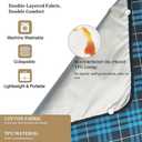 2 x Adult Bibs for Men Women Elderly Reusable Large Adult Bibs Reusable Waterproof Clothing Protector with Crumb Catcher (3pack Blue+red+grey)