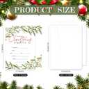 3 x Whaline 25 Pack Christmas Party Invitation Cards Holly Greenery Watercolor Leaves&Berries Invitation Paper Cards with Envelopes Xmas Holiday Party Invites