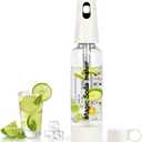 Portable Soda Siphon, 1L Travel Sparkling Water Maker Machine for Home & Outdoor, Carbonated Water Soda Streaming Machine, Soda Maker for Cocktails or Fizzy Drink, 8 gram CO2 Cartridges(Not Included)