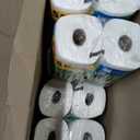 Bounty Paper Towels Quick Size, White, 16 Family Rolls = 40 Regular Rolls (16 Rolls (107 Sheets each))