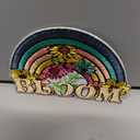 LEMEPINZ Bloom Rainbow Patch, Size 3" Iron Patch or Sew On Patch for Backpacks Jeans Hats Clothes, Flower Embroidery Patch, DIY Embroidered Patch, Cute Sticker Patch, Metal Health Gift for Boys Girls