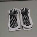 Lux Dual Grip Socks - Soccer Grip Socks for Men and Women. GripArray Performance & Comfort (Large, White)