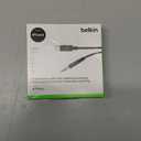 Belkin AV10172bt03-BLK 3.5mm Audio Cable With Lightning Connector, Black, Smartphone