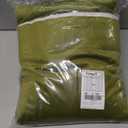 StangH 102 inches Back Tab Velvet Curtains Luxury Olive Green Room Darkening Window Drapes Heavy Thermal Insulated Panels for Sliding Door Bedroom, W52 x L102, 2 Panels