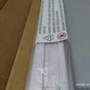 LazBlinds Cordless 1" Vinyl Mini Blinds for Indoor Windows - Light Filtering Horizontal Window Blinds & Shades, 28" W x 64" H, White