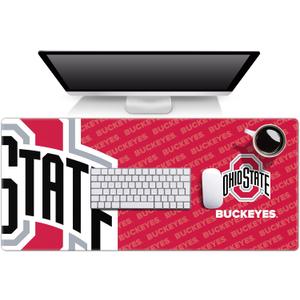 YouTheFan NCAA Ohio State Buckeyes Logo Series Desk Pad
